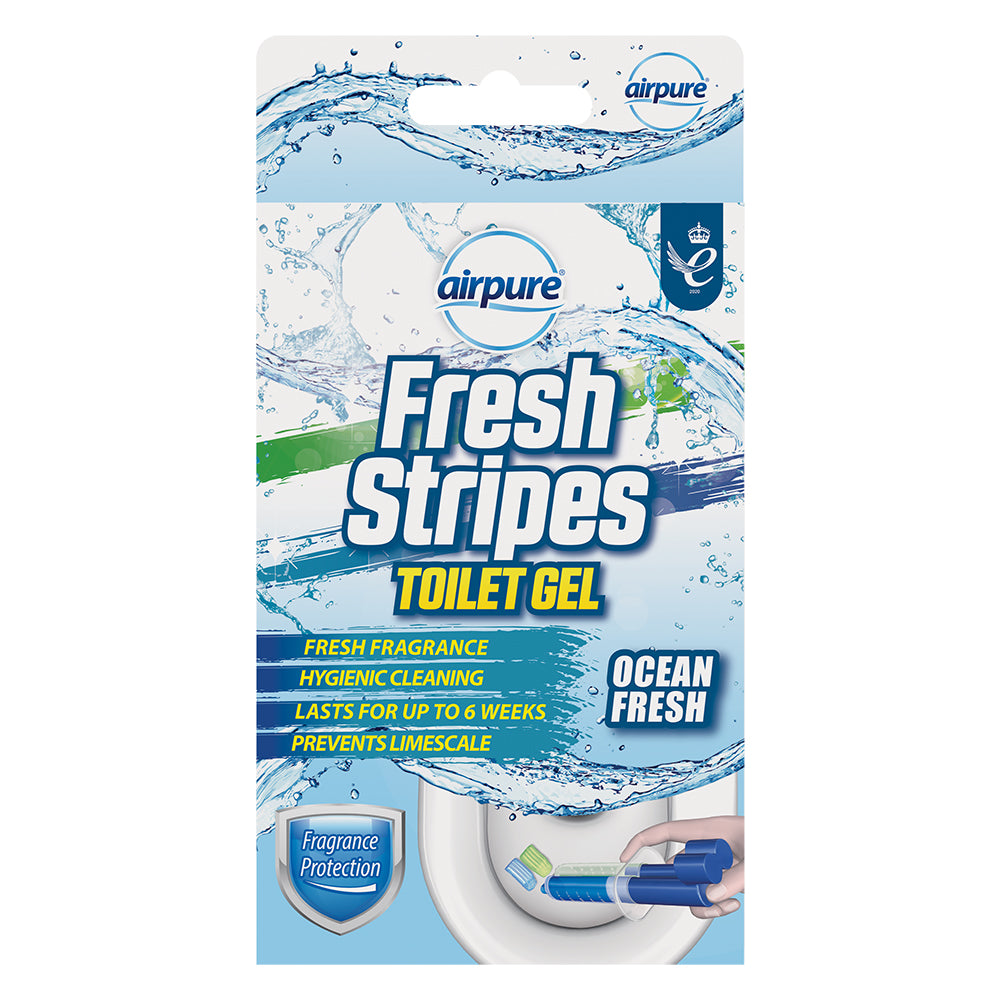 Fresh Stripes Toilet Gel Ocean Fresh